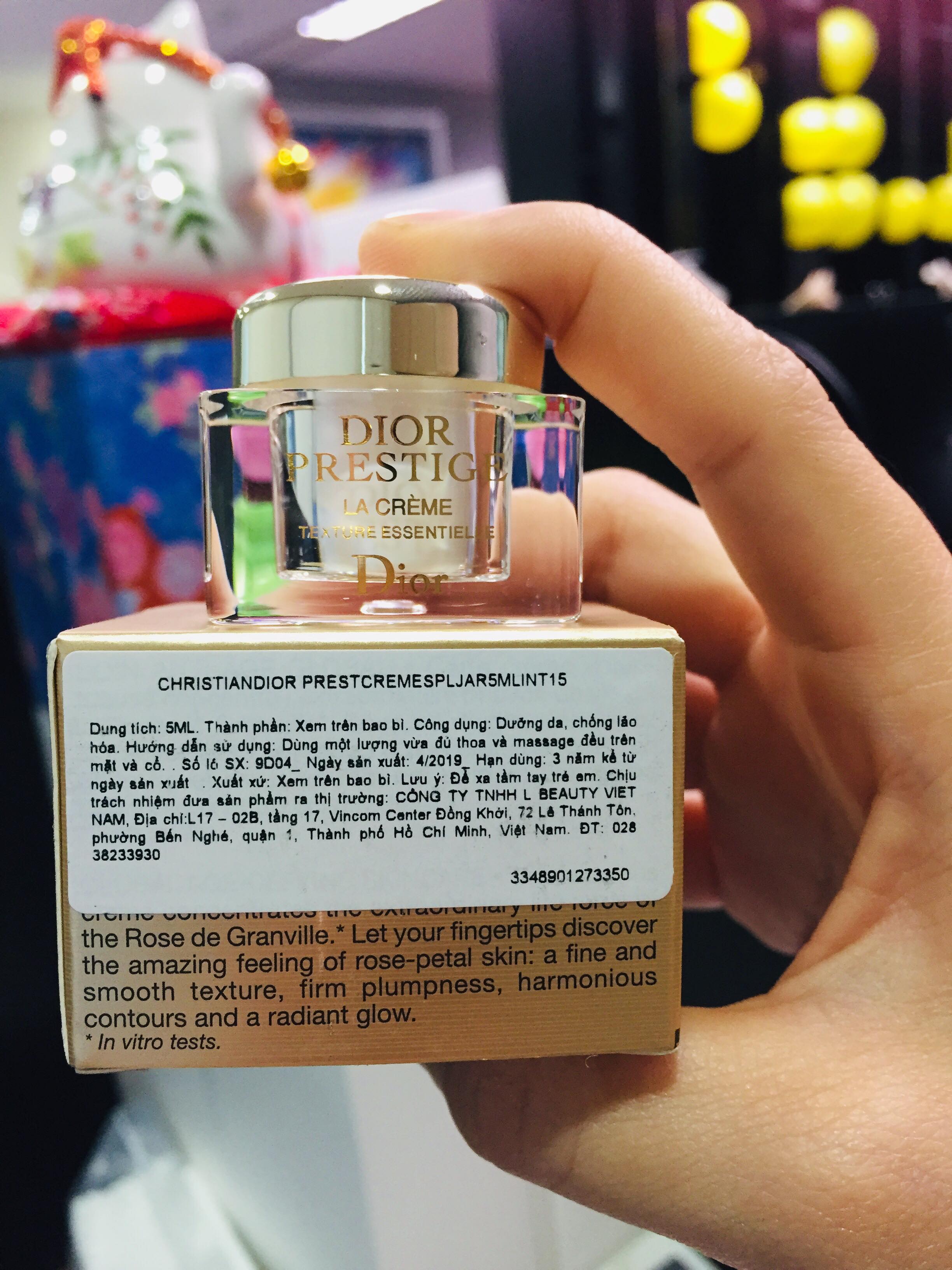 Kem Dưỡng Da Dior Prestige La Cremè (5ml) dưỡng ẩm tái tạo da ngăn lão hóa