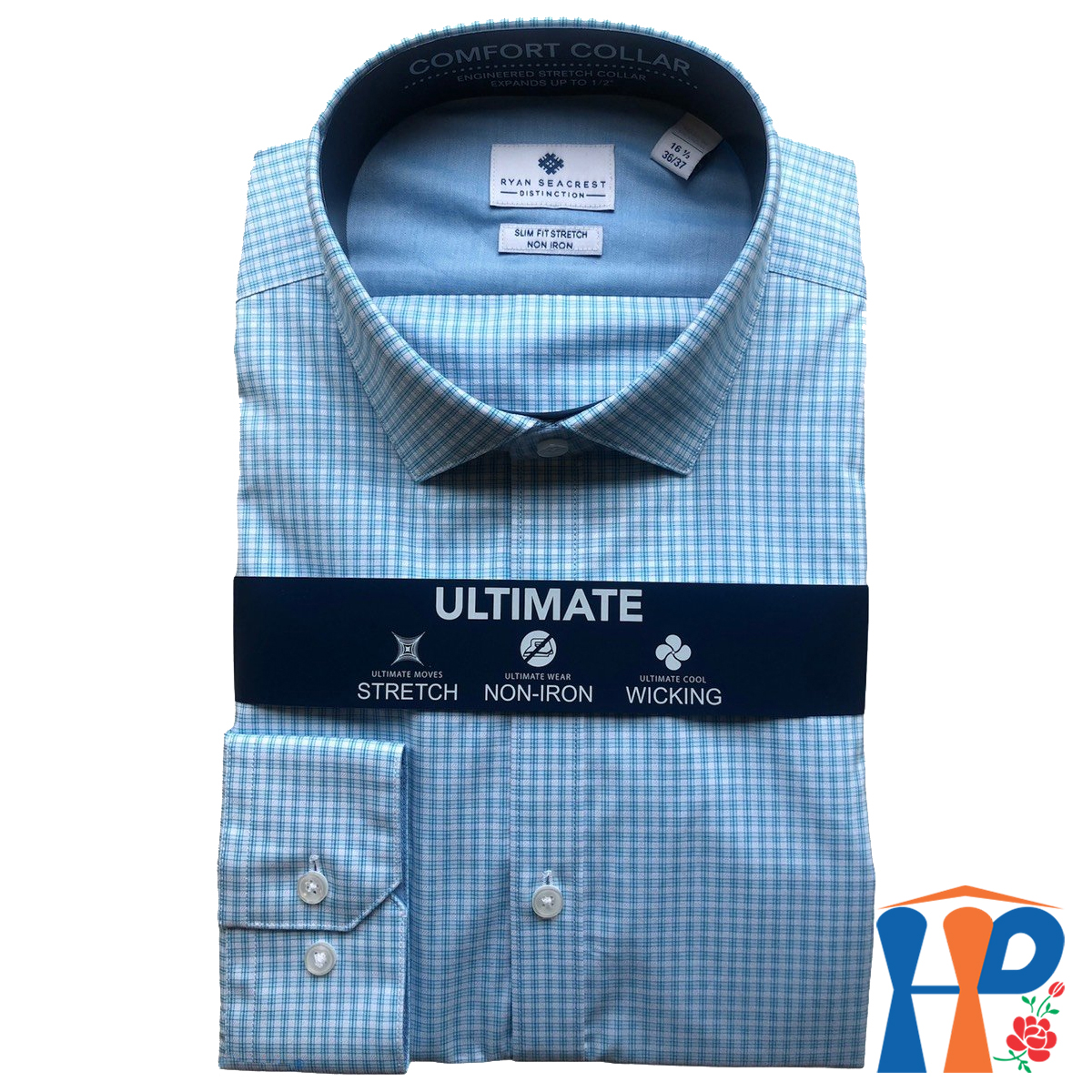 [HCM]Áo sơ mi Nam dài tay cao cấp Ryan Seacrest Hani Peni - Hàng xuất khẩu Châu Âu (vải không nhăn 100% cotton thoáng mát)