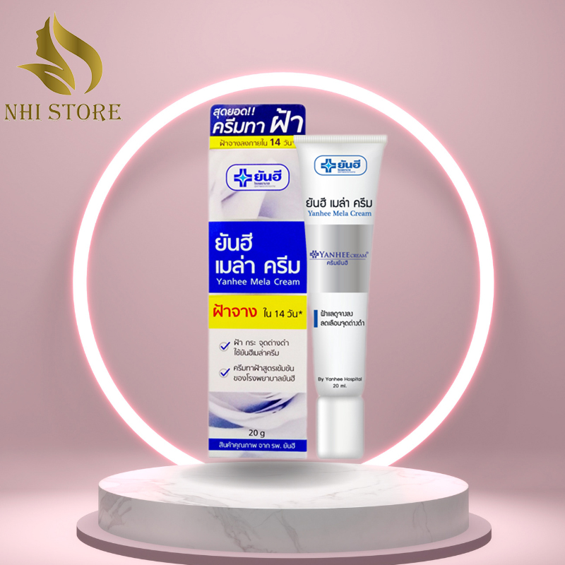 Kem YANHEE Mela Cream trị nám tàn nhang đốm đen đồi mồi tái tạo làn da mới thái lan 20g