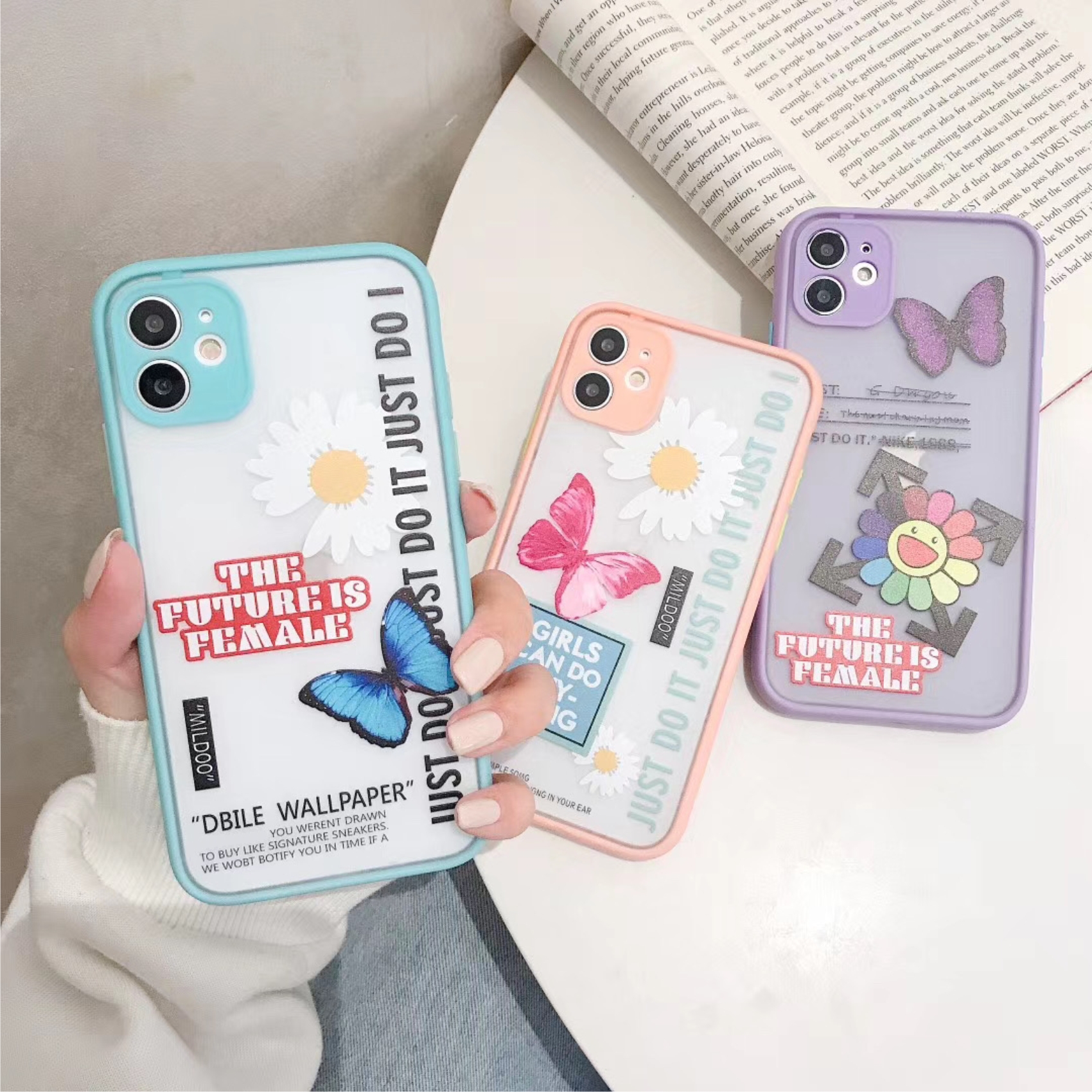 Ốp Lưng Nhám Chống Sock, Va Đập Bảo Vệ Camera Just Do It