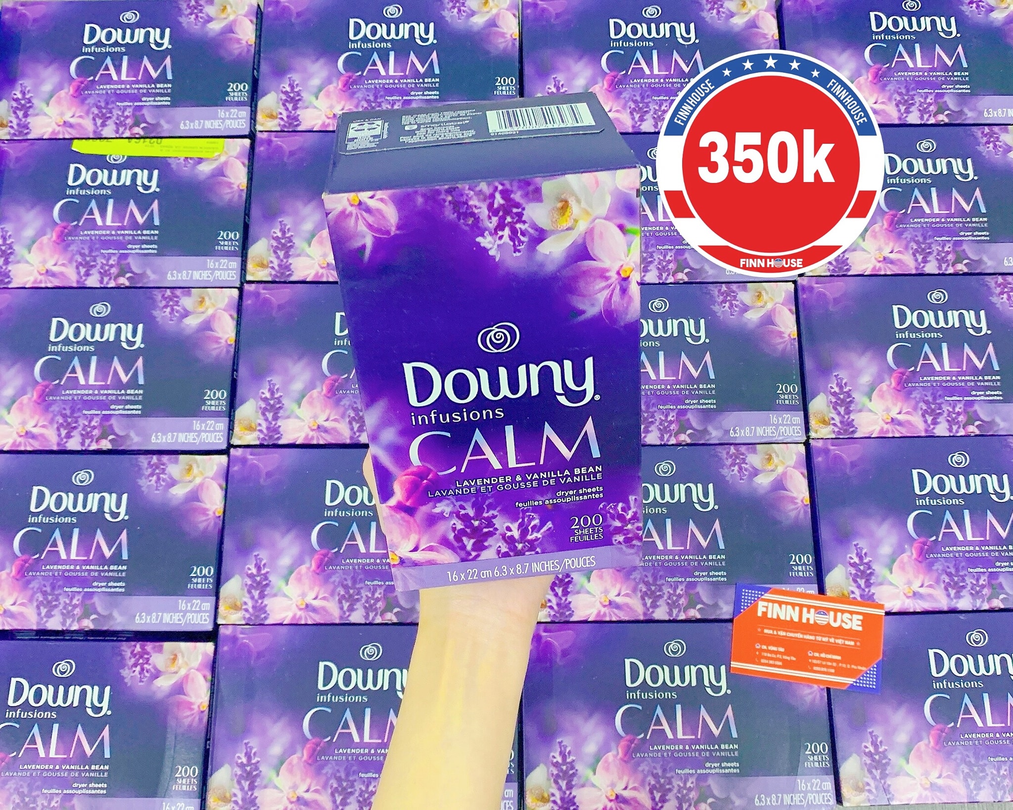 Giấy thơm downy calm 200 tờ