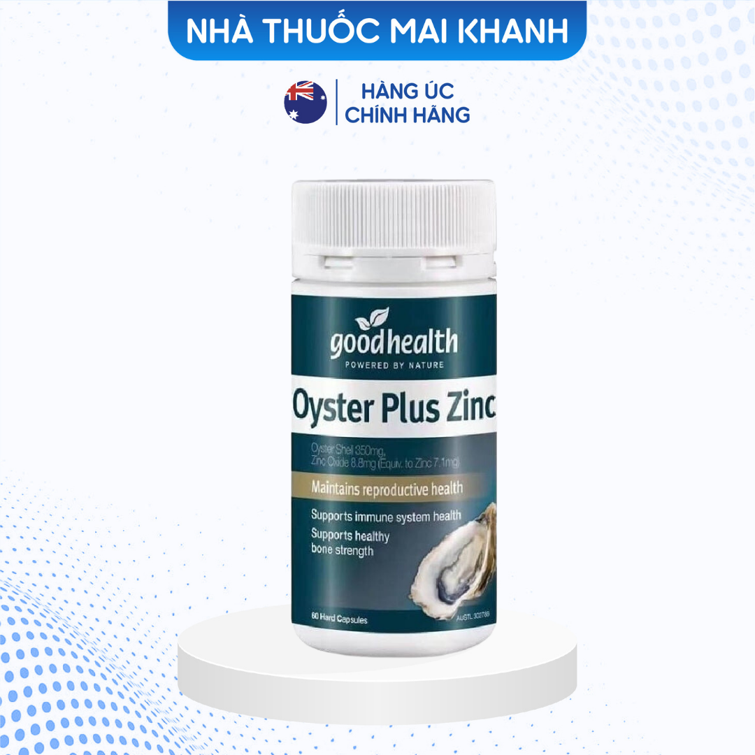 [HCM]Tinh chất hàu goodhealth oyster plus (60 viên) hỗ trợ nam giới - hàu cao