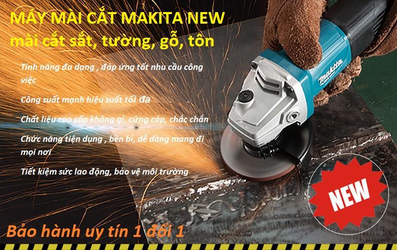 Máy Cắt Sắt Cầm Tay, Máy Mài, MÁY MÀI CẮT MAKITA NEW mài cắt sắt, tường, gỗ, tôn. - NEWMA9556 cao cấp, chất lượng Cao, chắc chắn, bảo hành uy tín 1 đổi 1 toàn quốc.
