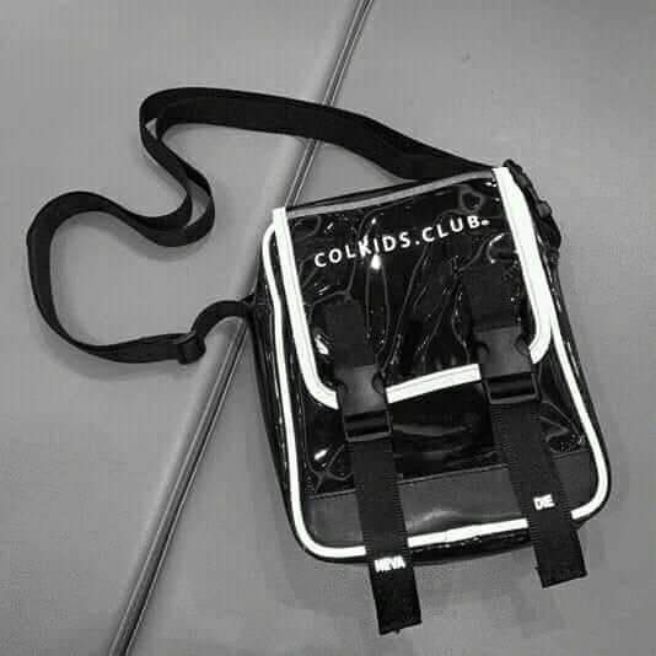 Túi chéo colkids da bóng phản quang