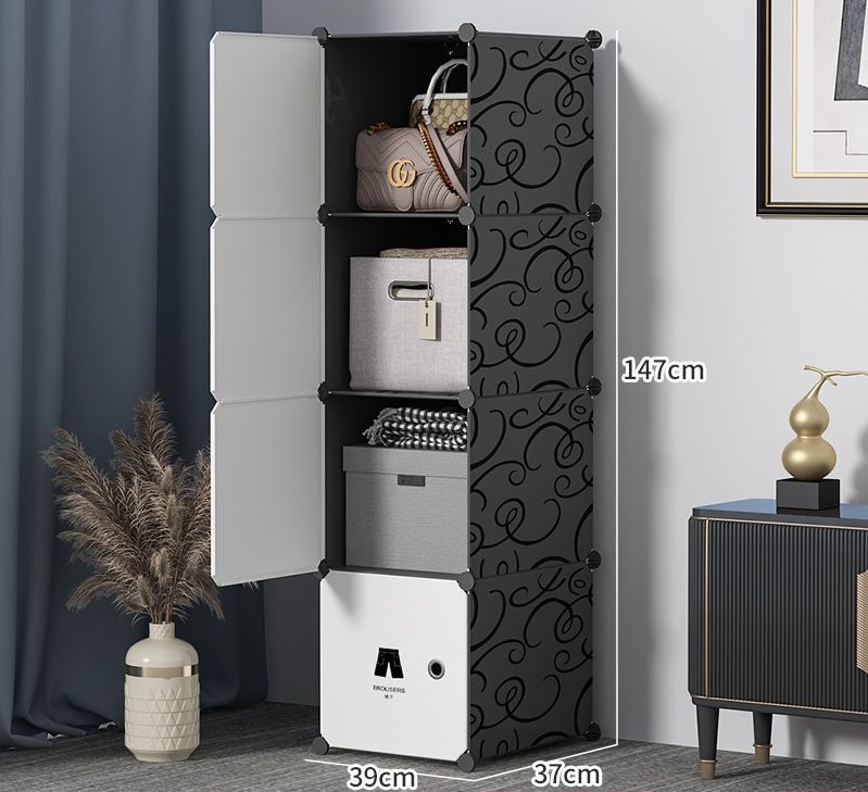 Tủ Nhựa Lắp Ghép 2-3-4-5 Ngăn Đựng Đồ Đa Năng Tủ Ghép Thông Minh Nhiều Mẫu Mã Đựng Đồ Chơi Túi Xách