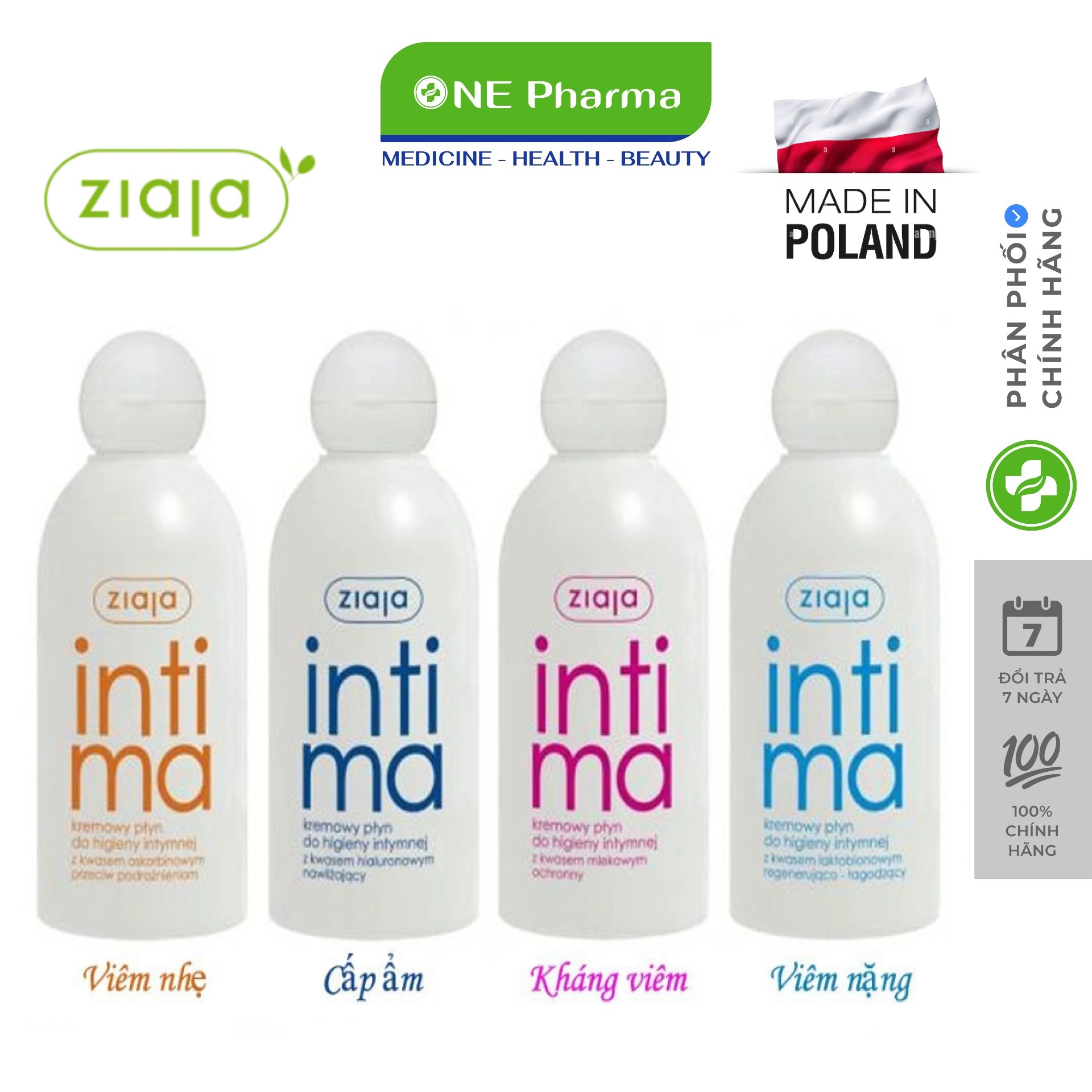 Dung dịch vệ sinh intima ziaja 200ml
