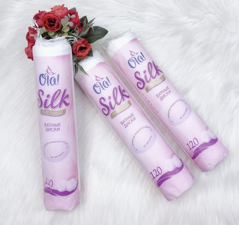Bông tẩy trang OLA Silk 80 miếng