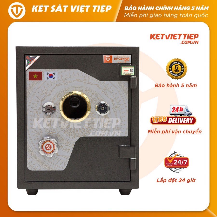 Két sắt vân tay siêu cường Việt Tiệp chính hãng KVTSC66 khóa vân tay công ty két sắt an toàn Việt Tiệp Miễn Phí Vận Chuyển Toàn Quốc