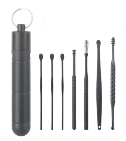 Bộ dụng cụ lấy ráy tai 7 món inox 304 cao cấp