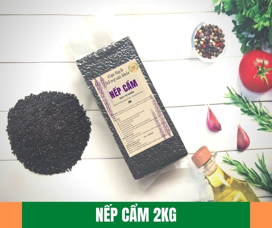[HCM]Nếp Cẩm Hút Chân Không 2kg - Kim Thanh Store