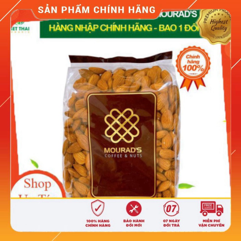 Nhân hạnh nhân rang úc mourad's 500g 🚗 freeship 🚗 hạnh nhân sấy chín úc ăn vặt healthy tốt cho sức khỏe