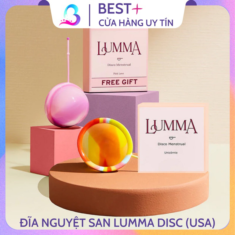 [Made in USA] Đĩa Nguyệt San Lumma Disc, Silicone Y Tế Cao Cấp, Ngăn Rò Rỉ Cao, Có 3 Size 30/55/60 ML