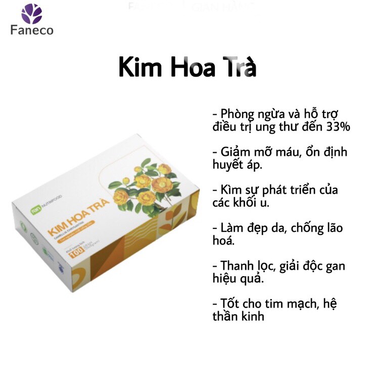 Combo 2 hộp kim hoa trà faneco