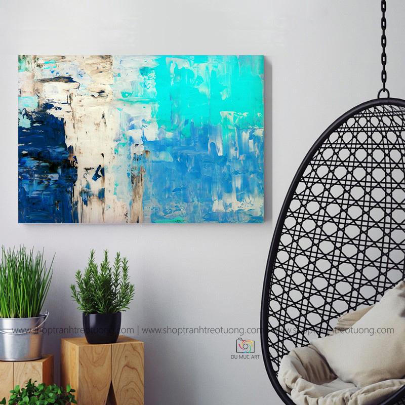 Tranh treo tường: Trừu tượng màu nước - DC183, Tranh treo tường chất lượng cao, siêu sắc nét, đẹp giá rẻ tại Du Mục Art