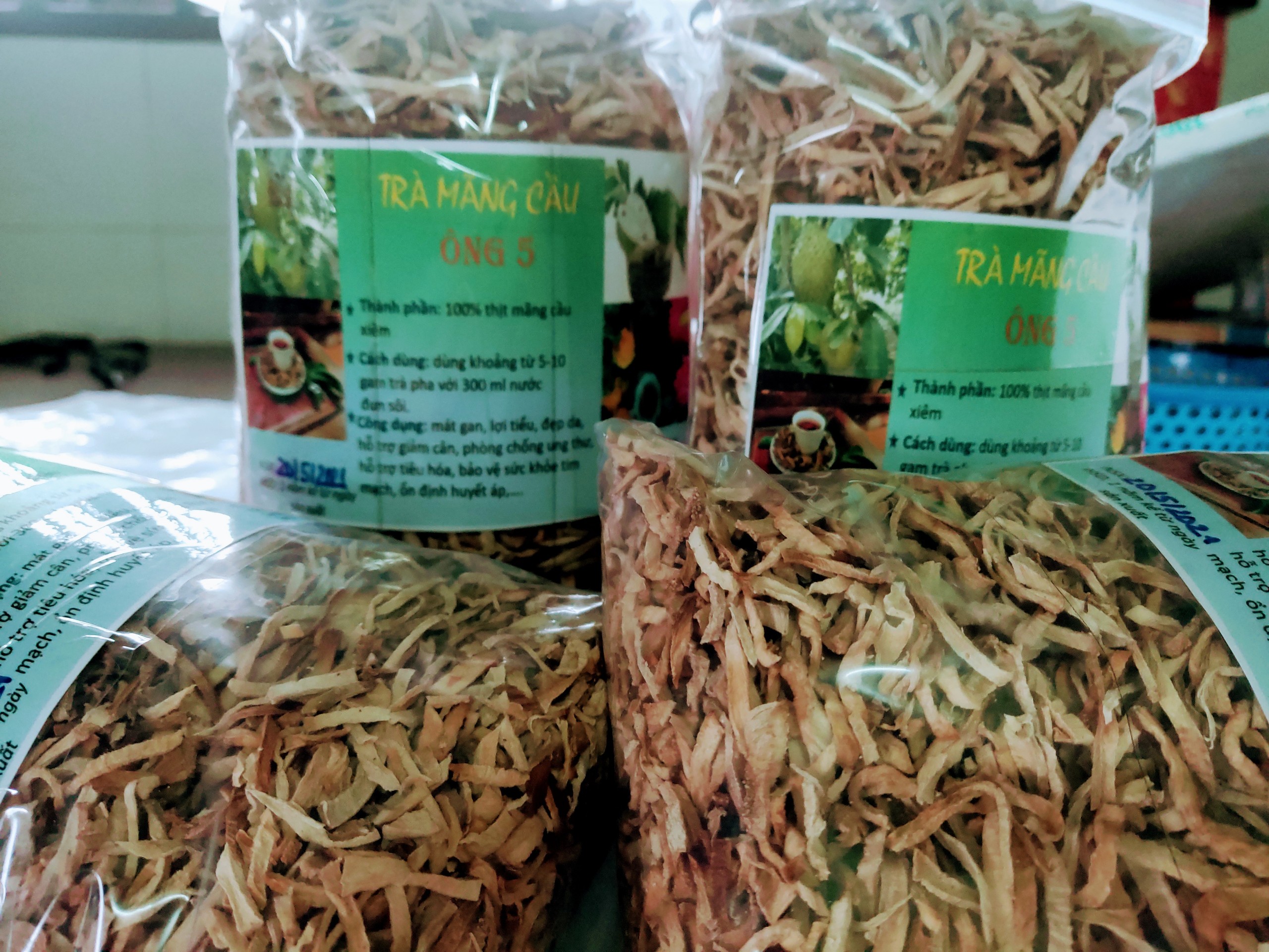 (500g) Trà Mãng Cầu Xiêm Ông 5 thơm ngon, chất lượng