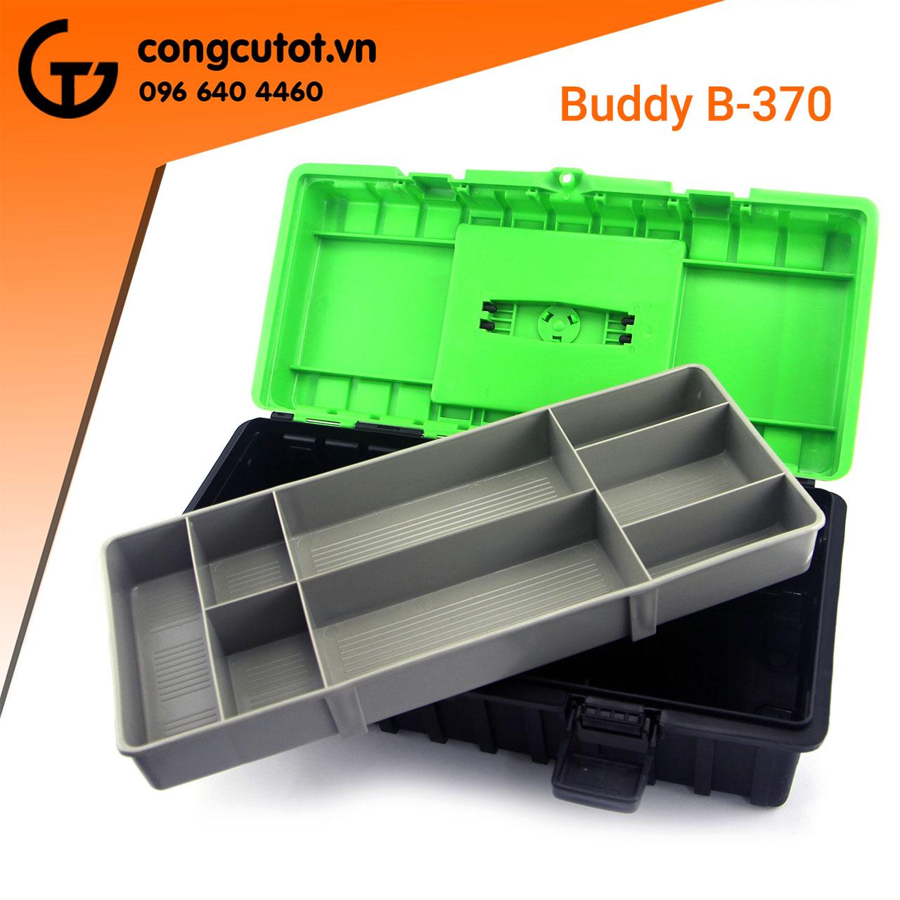Hộp đồ nghề nhựa buddy b370 k0002 370x180x125mm