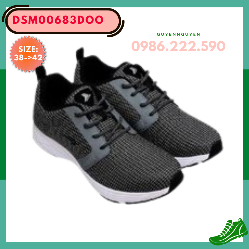 Giày thể thao nam, Giày  Bitis Hunter nam  DSM065733 XÁM