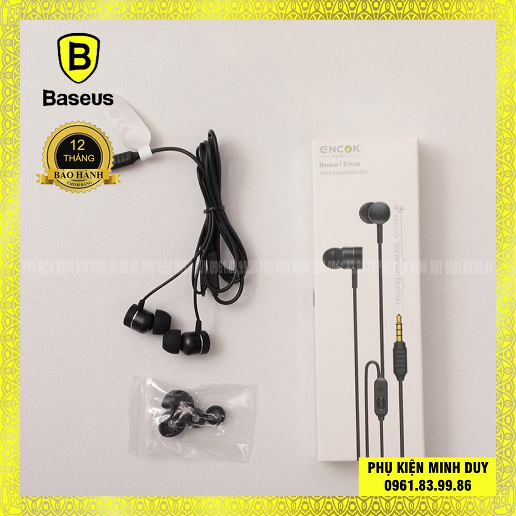 Tai nghe thể thao in-Ear Baseus Encok H04 Wear Steadily