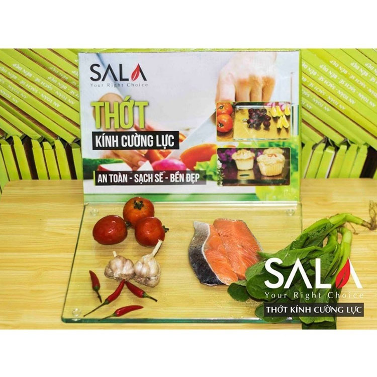 Thớt kính cường lực Sala Cao cấp-Hàng Việt Nam chuẩn Loại 1