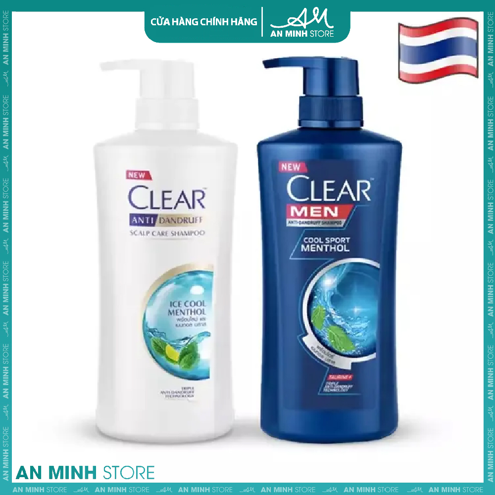 Dầu Gội Clear Thái Lan | Dầu Gội Clear Men | Clear Bạc Hà