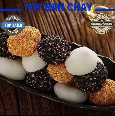 1 thùng 2 kg bánh mochi tròn đài loan