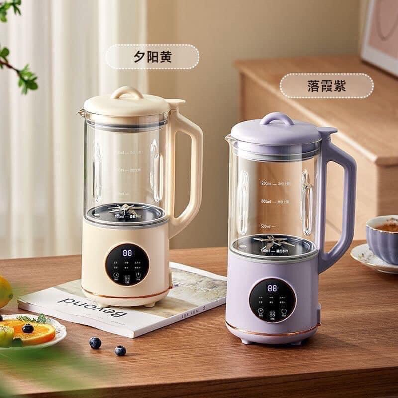 Máy làm sữa hạt zengon cối thủy tinh thể tích 1.2 lít. máy làm sữa hạt zengon