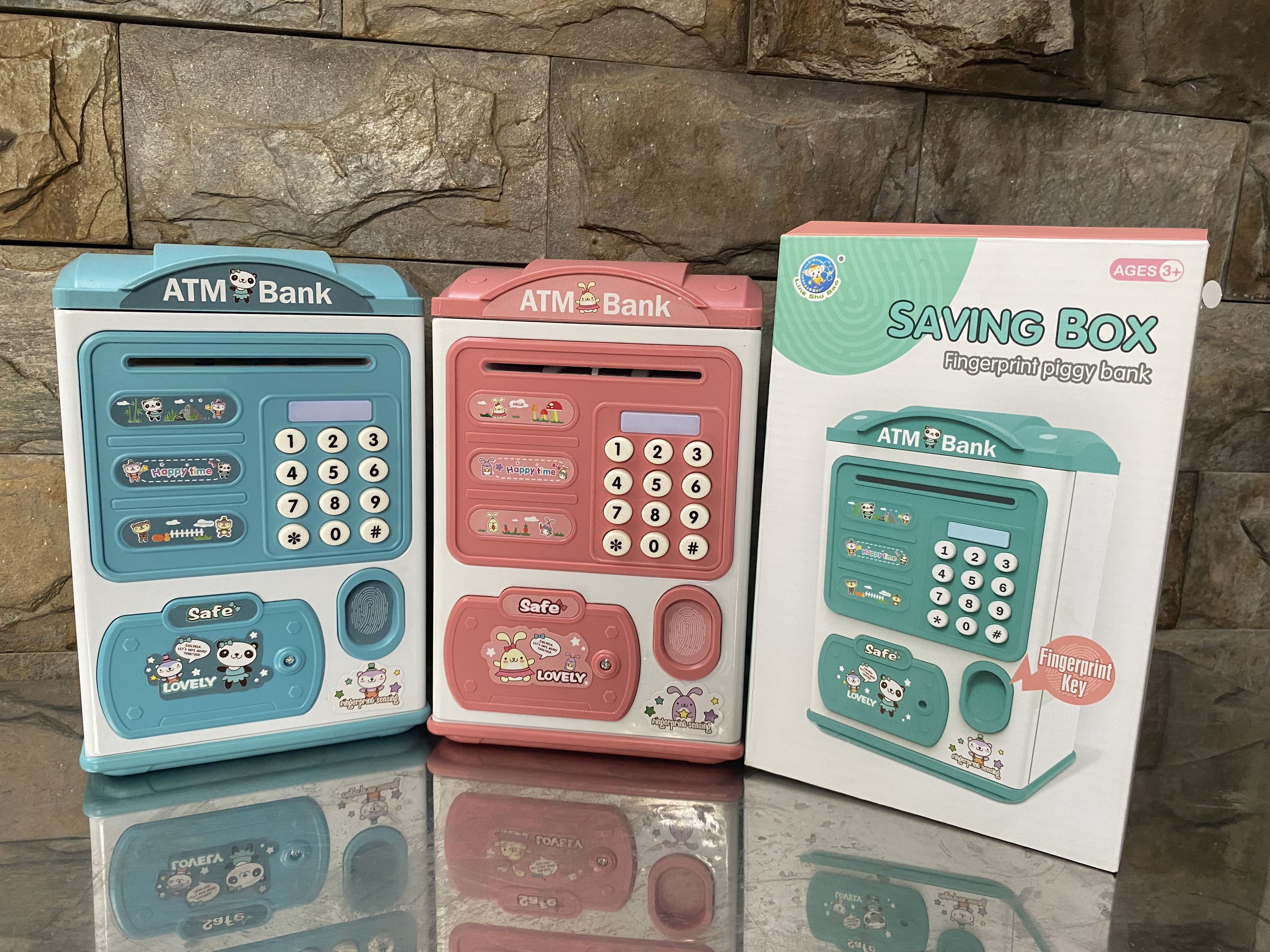 Két sắt atm mini có khoá thông minh vân tay,rút tiền tự động cho bé