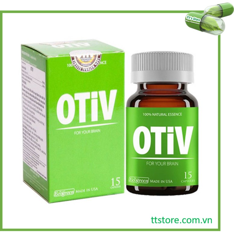 OTIV 15 viên - Viên uống bổ não, hỗ trợ điều trị suy giảm trí nhớ
