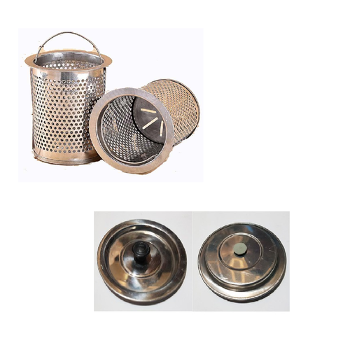 Bộ 2 Rổ lọc rác dùng cho chậu rửa bát inox, dụng cụ lọc rác, rọ rác bồn rửa chén inox