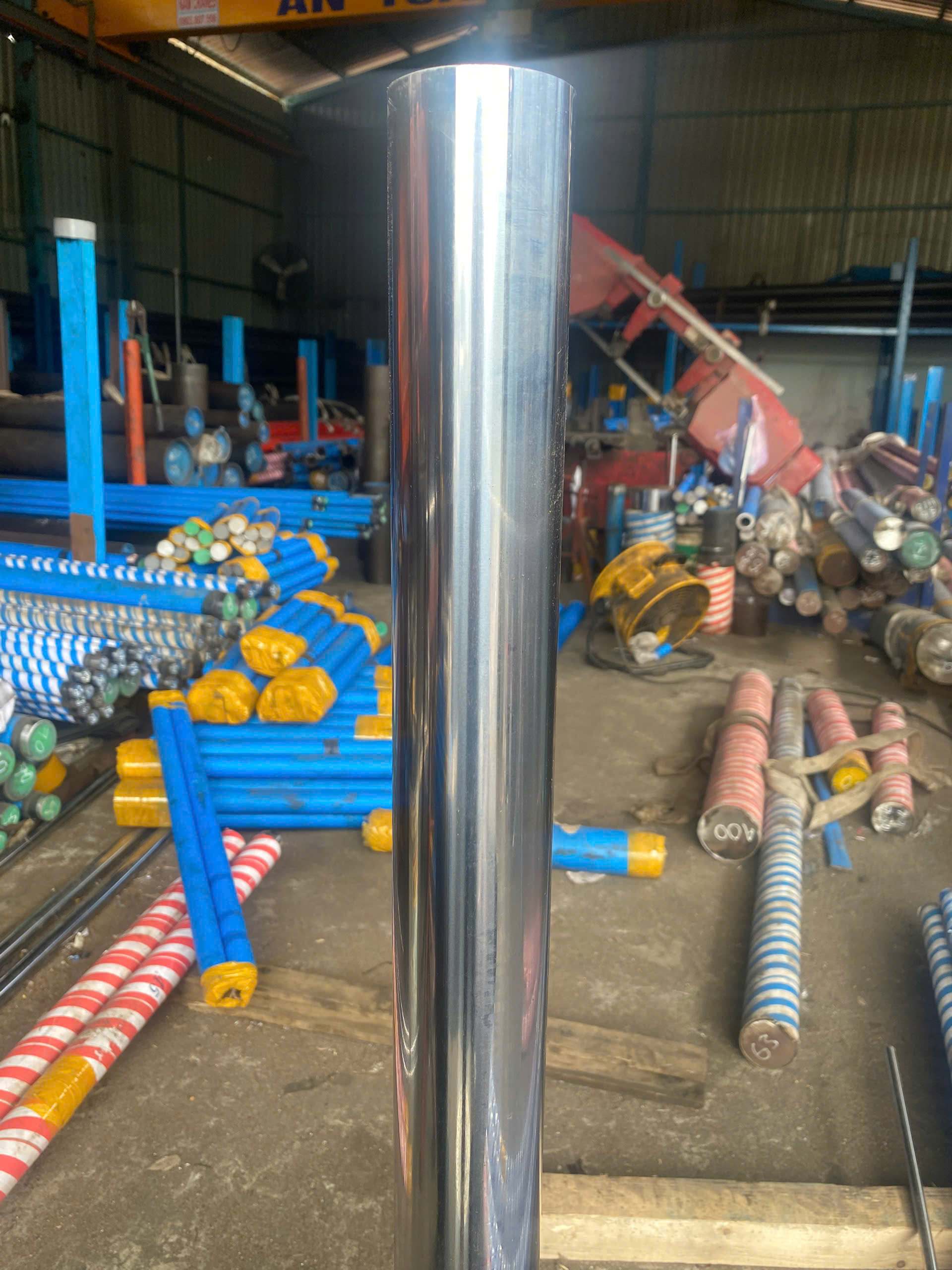 Ty ben thủy lực mạ crome Phi 20 | Phi 22 | Phi 25 | Phi 25.4 | Phi 28 | Thanh trượt mạ crome | Cần thủy lực mạ crome | Mác thép C45 | Độ cứng 55-60 HRC