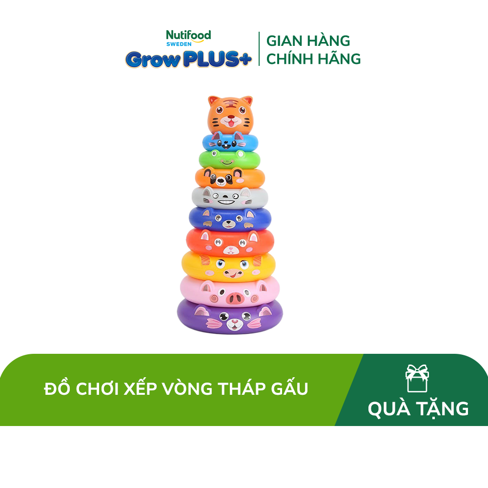 Đồ chơi xếp vòng tháp gấu