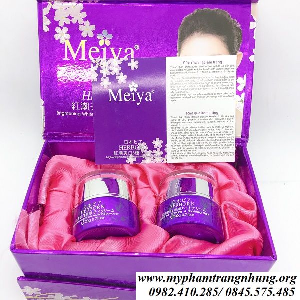 MEIYA TÍM 2IN1 TRỊ NÁM TÀN NHANG, DƯỠNG TRẮNG DA