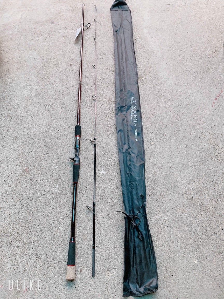 Cần lure lunamis khoen bass fuji cứng mh