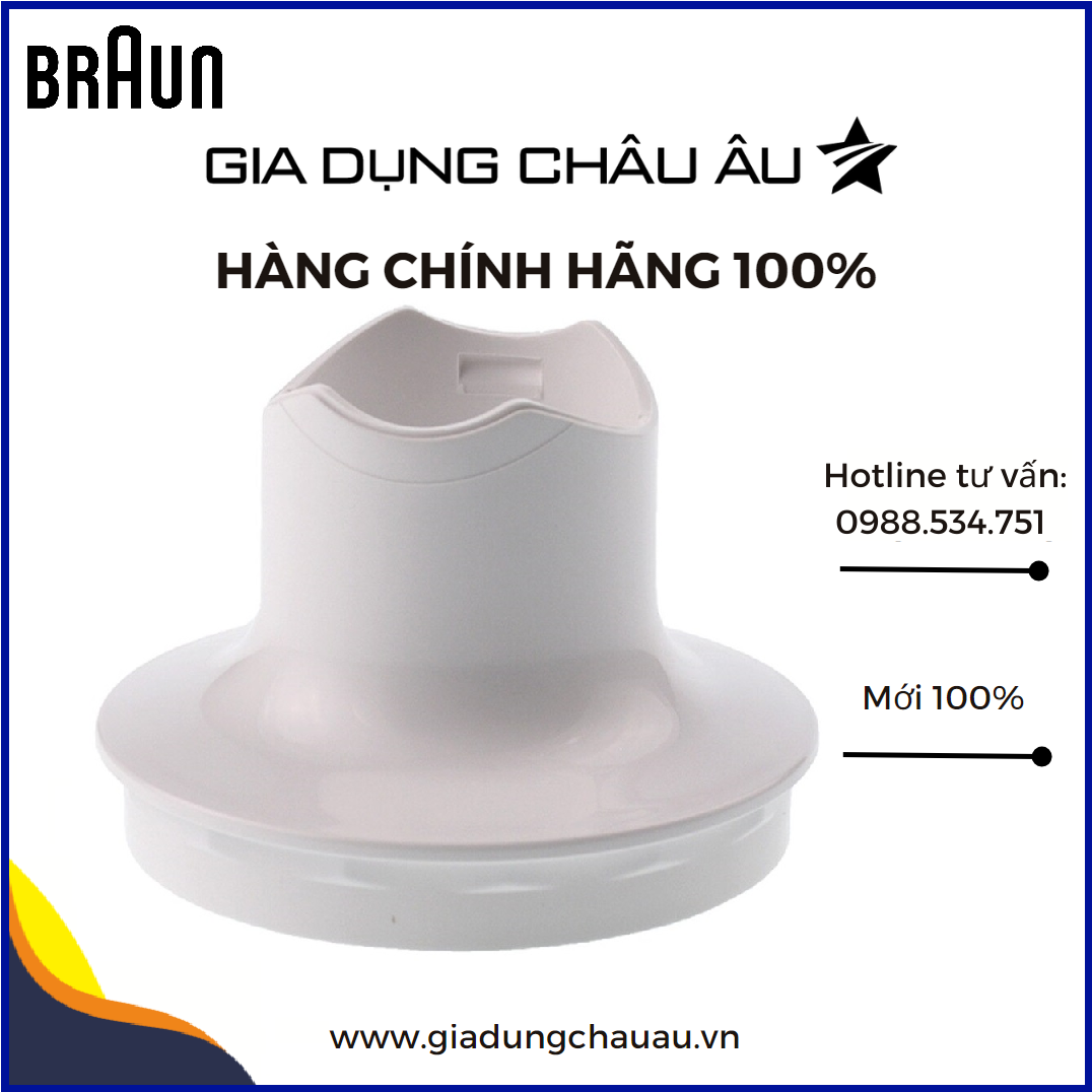 [CHÍNH HÃNG]][HCM]Phụ kiện nắp cối xay đồ khô Braun 350ml - Hàng chính hãng - Nắp cối phù hợp với cối 350ml tương thích với các dòng máy cầm tay Braun MQ5235 MQ5200 MQ5245 MQ5000 MQ5035 MQ5030 MQ5045 MQ3000 MQ3035 MQ3045 MQ735 MQ745 MQ700