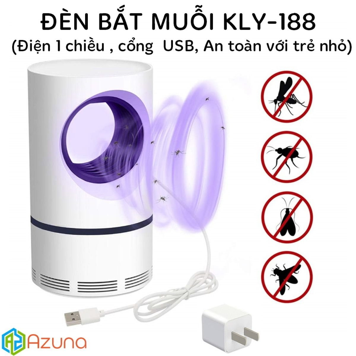 [HCM]Đèn bắt muỗi quang điện tử thông minh công nghệ thu hút muỗi độc đáo an toàn và thân thiện với môi trường
