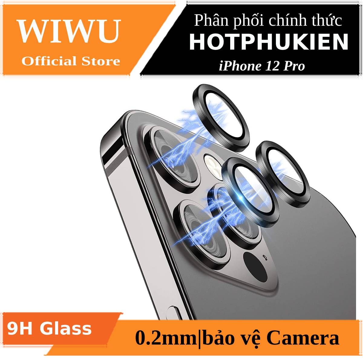 [HCM]Bộ miếng dán kính cường lực bảo vệ Camera cho iPhone 12 Pro / 11 Pro / 11 Pro Max hiệu Wiwu Guard Lens Ring mang lại khả năng chụp hình sắc nét full HD (độ cứng 9H chống trầy chống chụi & vân tay bảo vệ toàn diện)  - Phân phối bởi Hotphukien