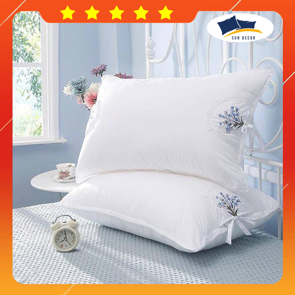 Ruột gối thơm lavender cao cấp kháng khuẩn mềm mại 45x65 cm