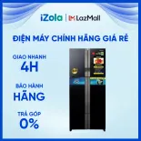 Tủ lạnh Panasonic Inverter 550 lít NR-DZ601VGKV - Ngăn đông mềm trữ thịt cá không cần rã đông - Mặt gương sang trọng, dễ vệ sinh - Làm đông nhanh