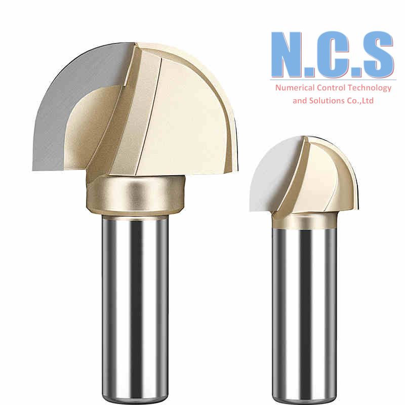 Huhao/tideway ac0502 - mũi phay gỗ, soi alu quả đào cán 6.35-12.7mm