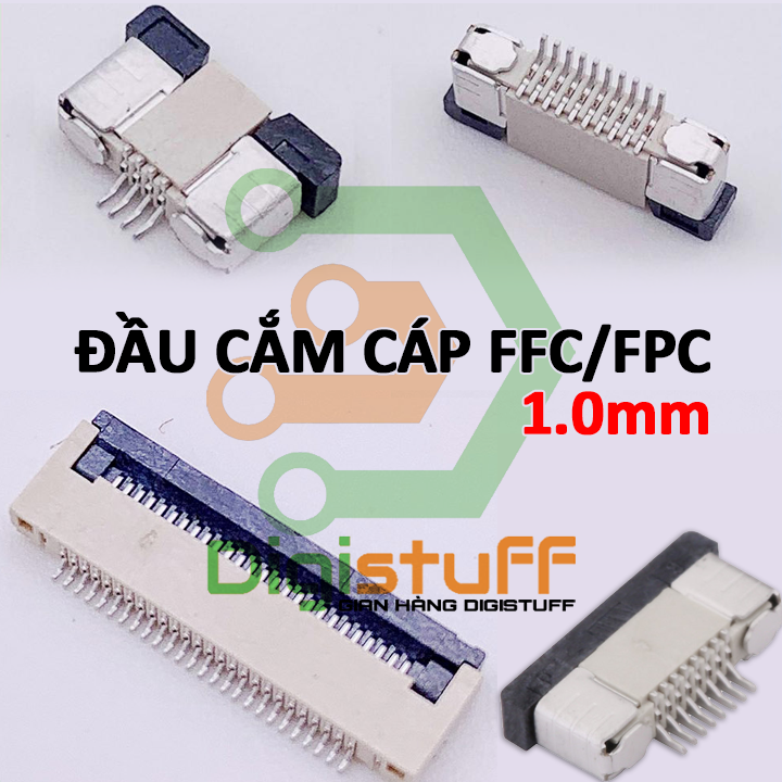 Chân cắm cáp dẹp khoảng cách chân 1.0mm thay chân cắm cáp bàn phím laptop đầu cắm cáp chuột cảm ứng hoặc bo nút nguồn laptop ...