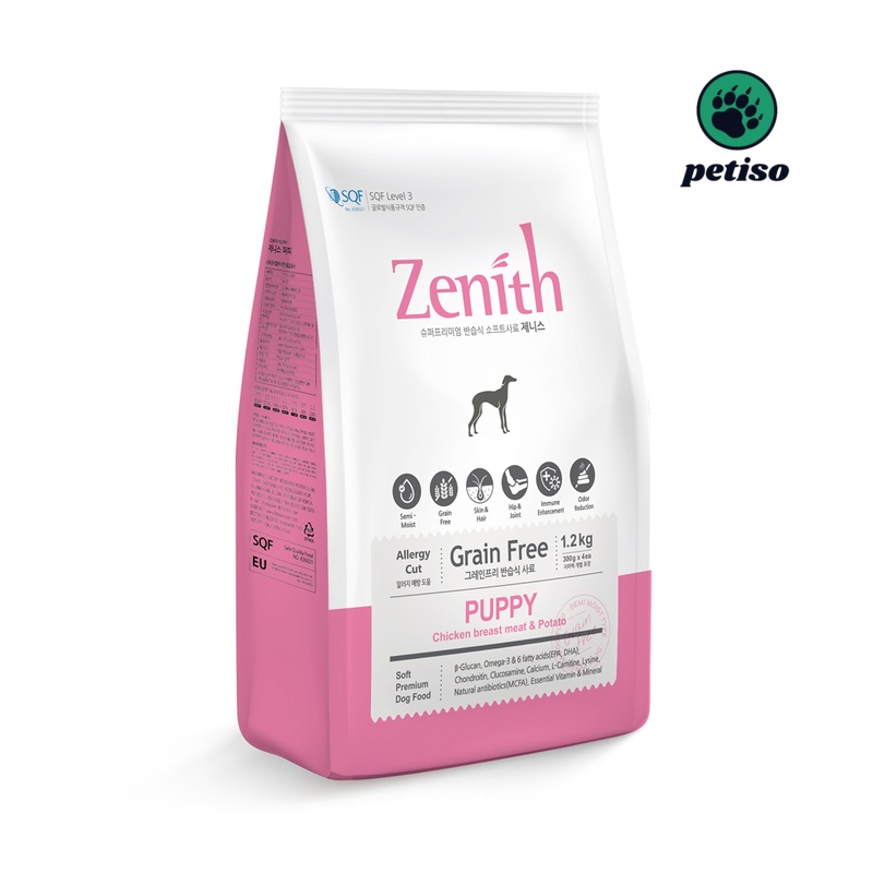 Thức ăn cho chó hạt mềm Zenith dành cho chó con Puppy 1.2kg và 3kg