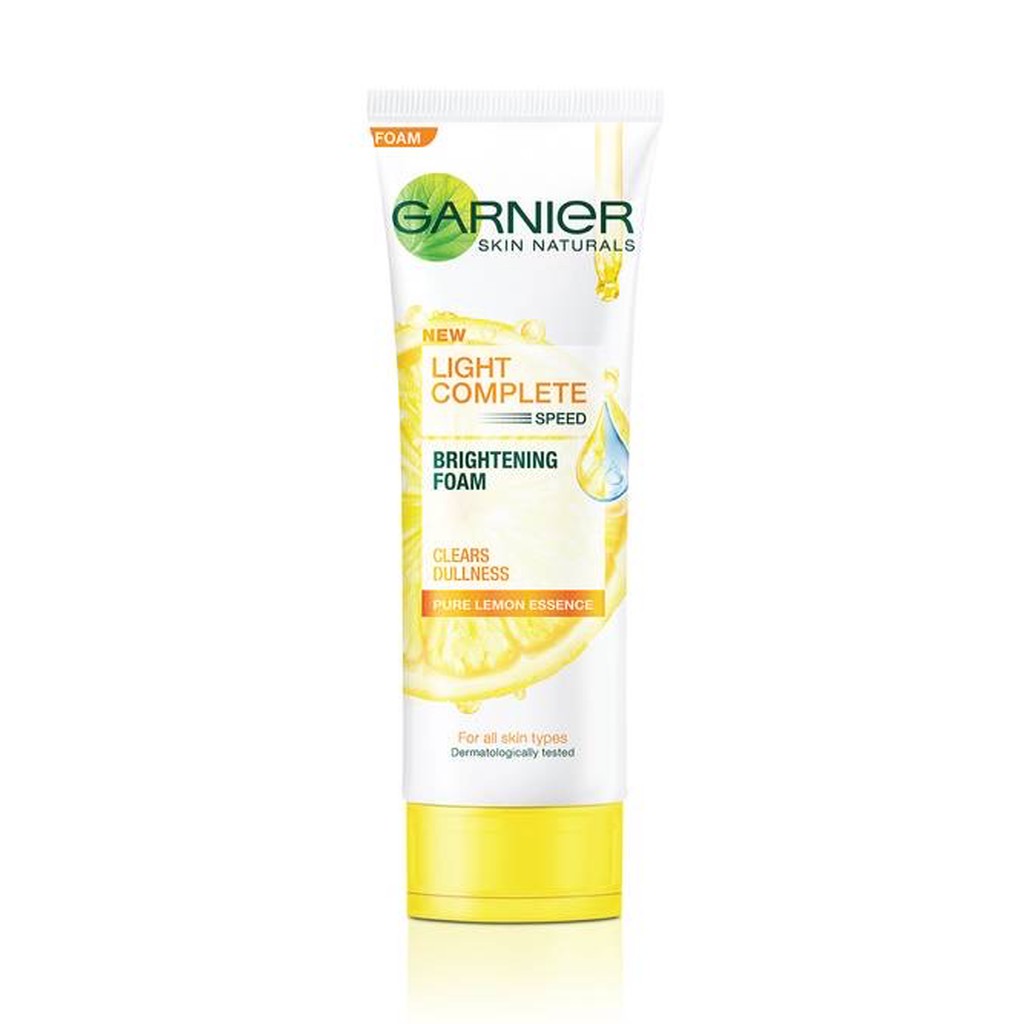 Sữa rửa mặt Garnier Tạo Bọt Light Complete Brightening 100ml