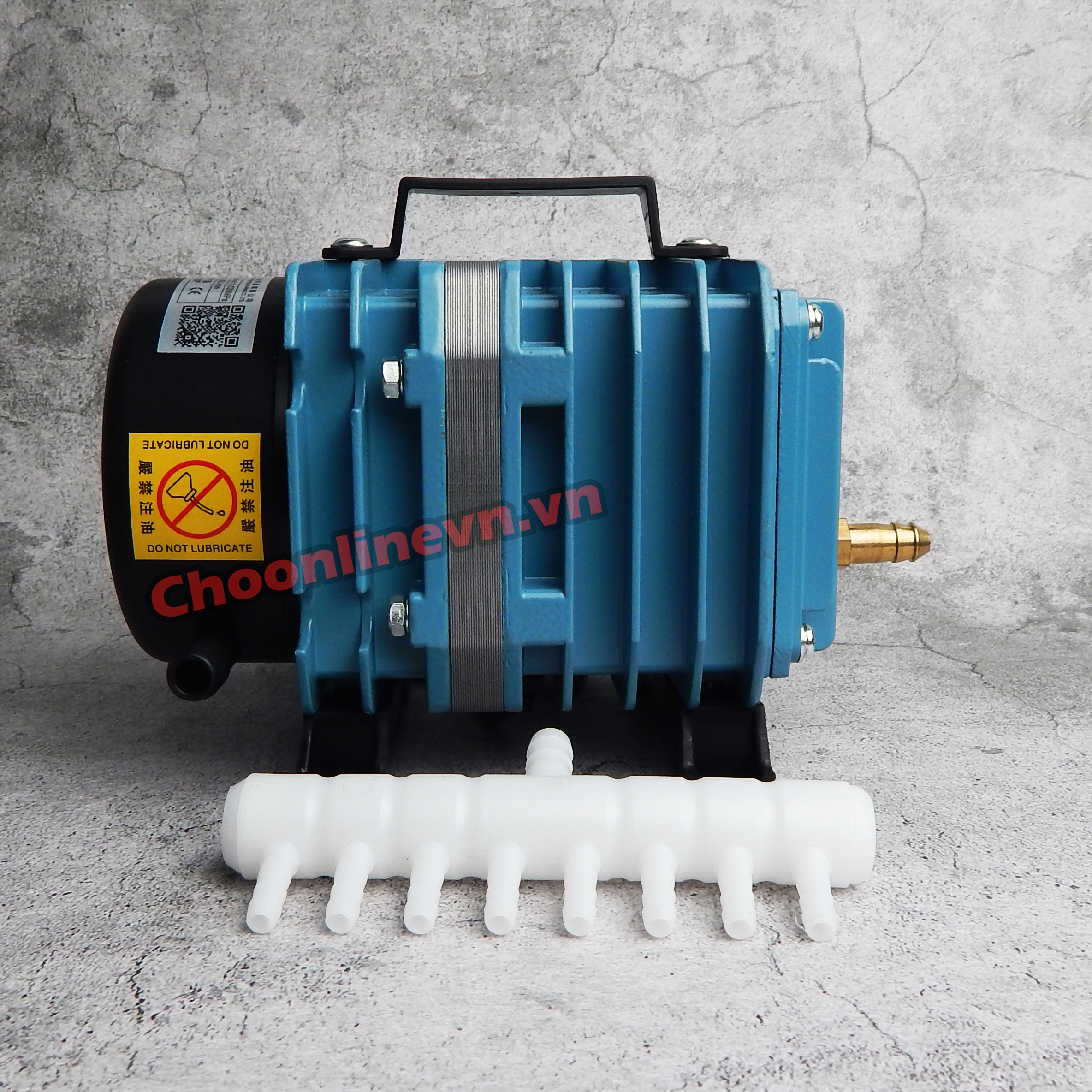 Máy sục khí oxy bể cá , máy sủi oxy , máy oxi cho cá dùng điện 220v công suất 75W - 8 vòi - 80 lít/phút