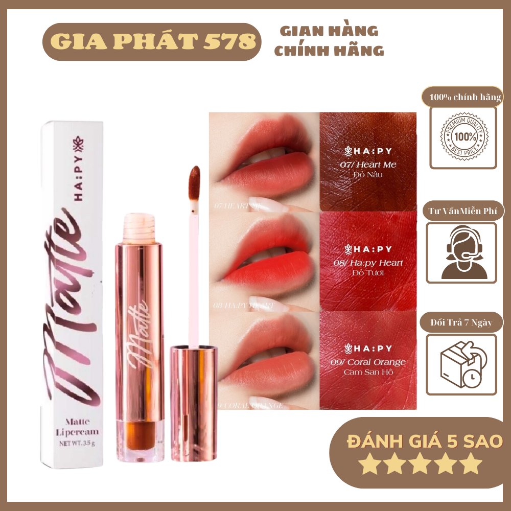 [HCM] SON KEM LÌ CAM SAN HÔ H09 - HAPPY MATTLE