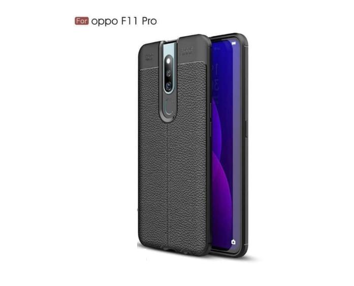 Ốp lưng silicon dẻo vân da cho Oppo F11 pro