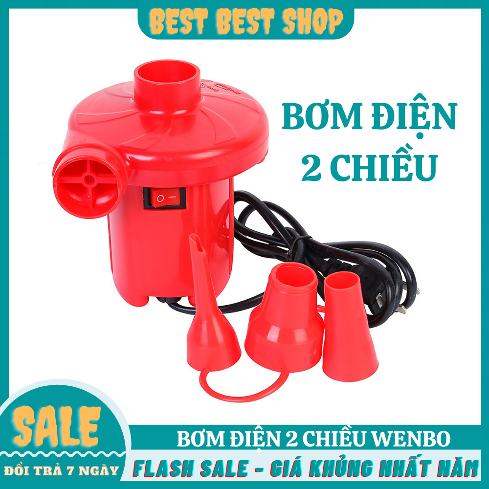 [HÀNG XỊN] Bơm Điện 2 Chiều Thổi Hơi Hút Chân Không / Máy Bơm Hút Điện Đa Năng - Bơm Phao Bơi, Nhà Hơi, Nệm Hơi, Bể Bơi Phao