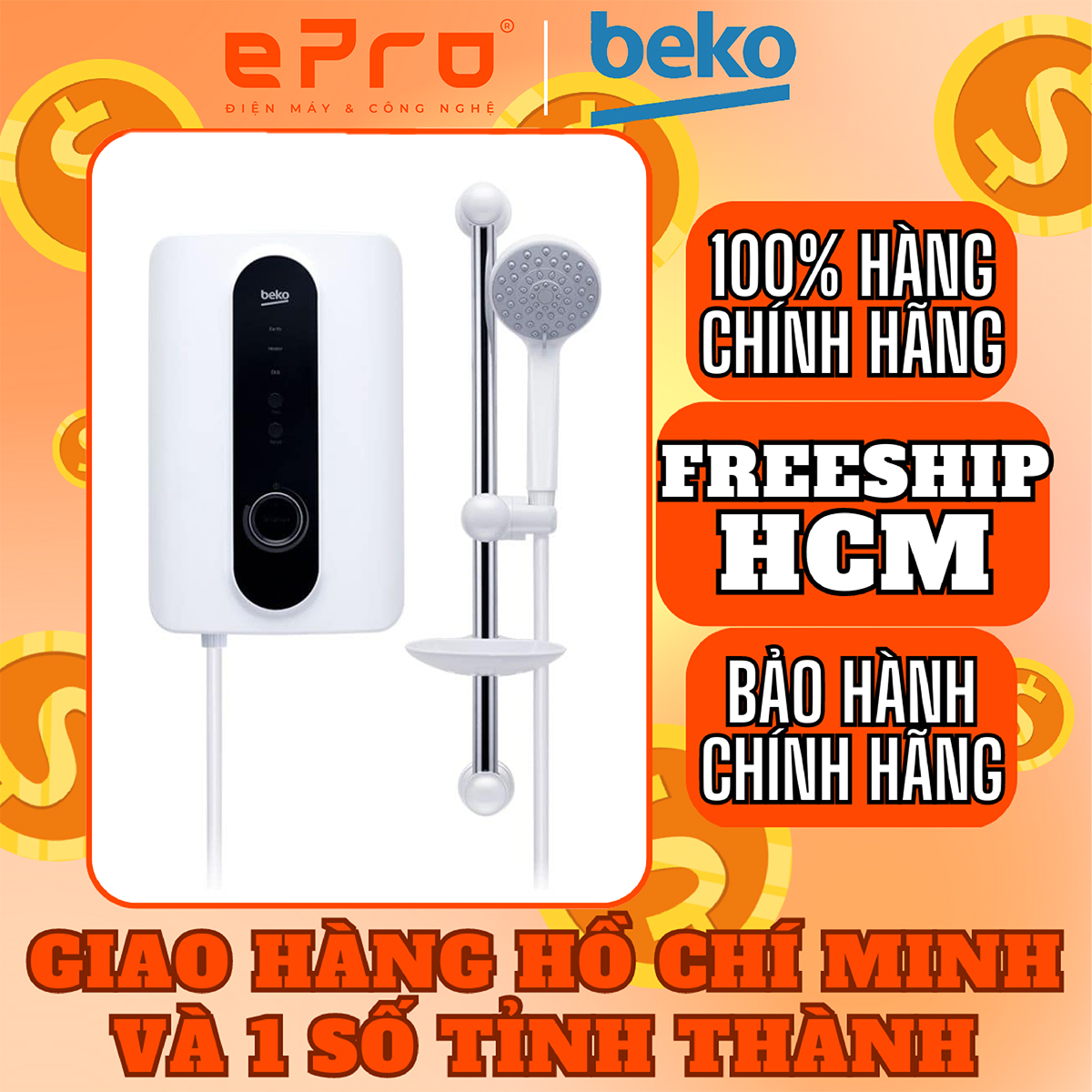 Máy nước nóng trực tiếp Beko 4500W BWI45S2D-213
