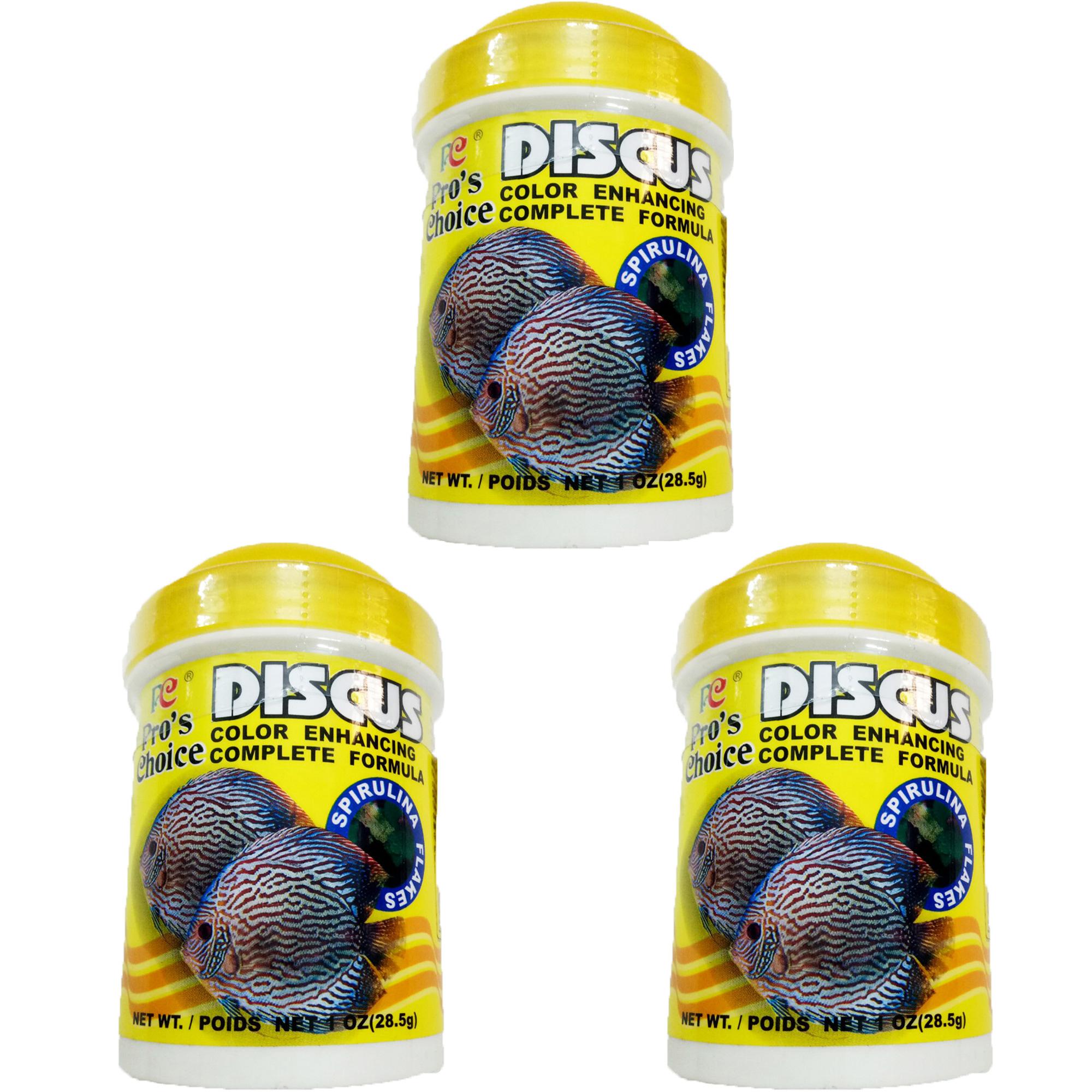 Combo 3 Hũ Thức Ăn Cá Dĩa Pros Choice 28.5g (Dạng Tảo) - Thức Ăn Cá Đĩa Cao Cấp