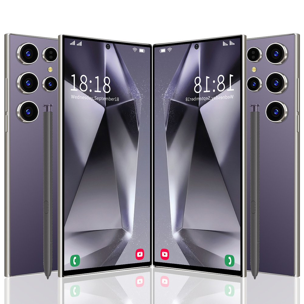 2025 S24 Ultra điện thoại di động thông minh 7.3 inch Android đt máy tính 3G/4G/5G giá rẻ 16GB/1TB HD Toàn màn hình điện thoại rẻ cho học sinh Hai SIM Với bút Smartphone Cảm ứng Lịch