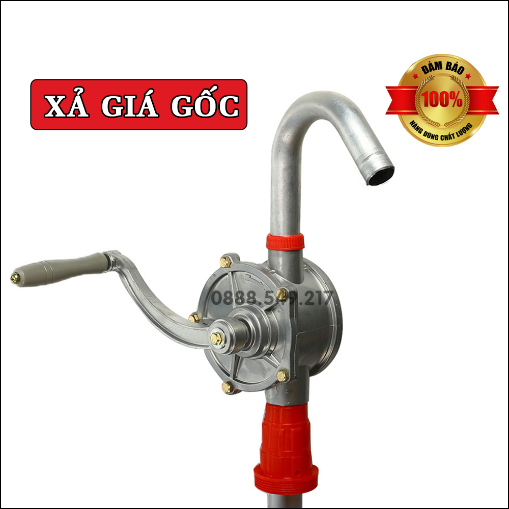 Cây bơm dầu quay tay - bơm hút dầu tay quay công nghệ mới hàng công ty chất lượng cao